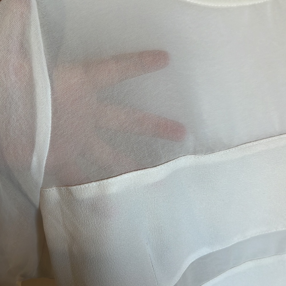 City chic sheer panel blouse - Picture 3 of 8